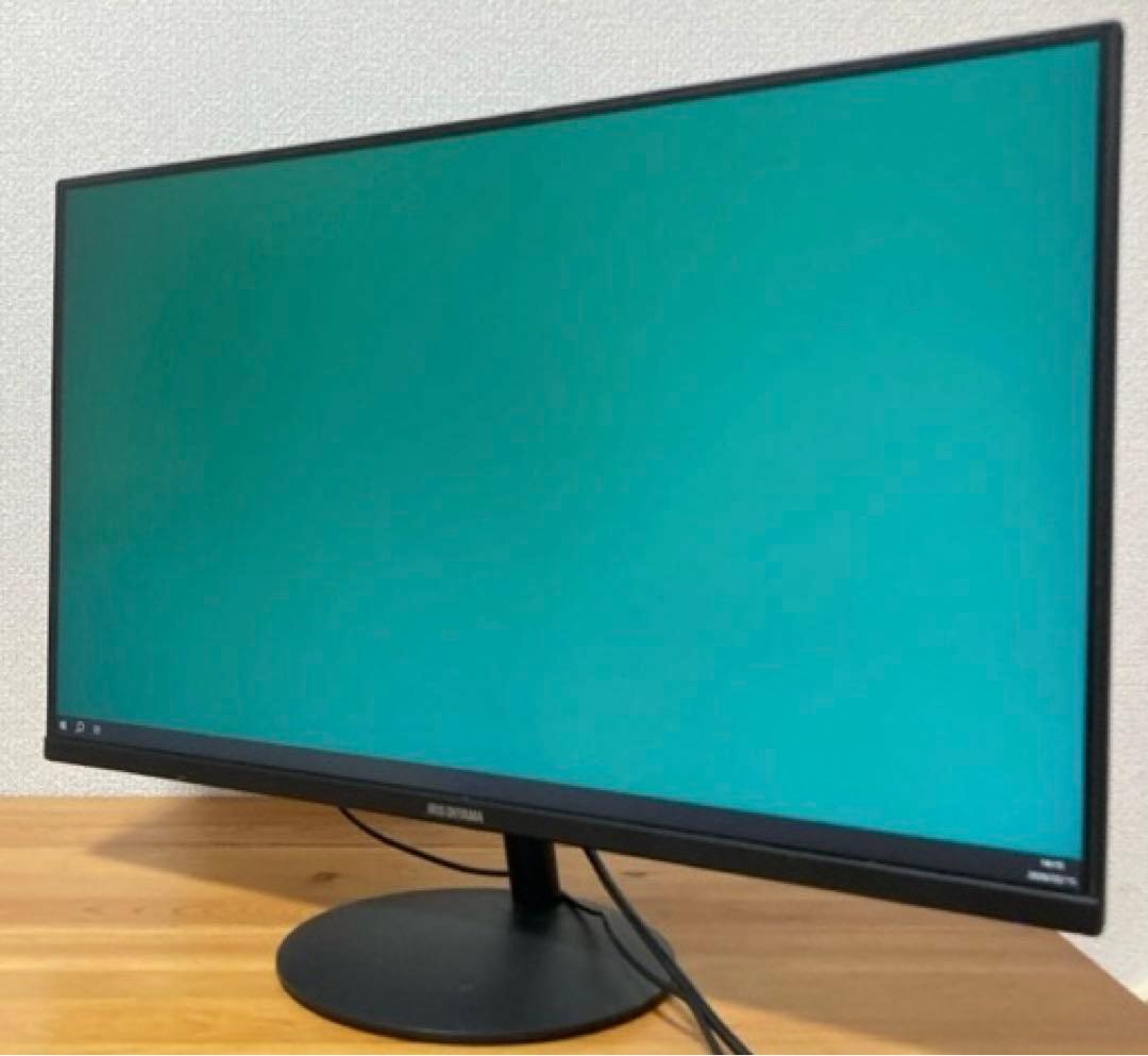 【美品】アイリスオーヤマ 27インチモニター RLD‑27AF‑B ディスプレイ