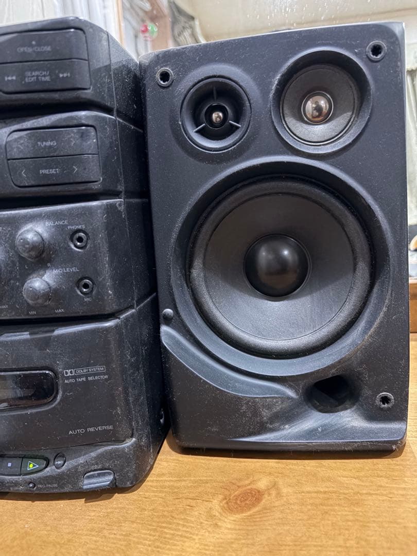 Victor コンポ FMラジオ CDカセットデッキ