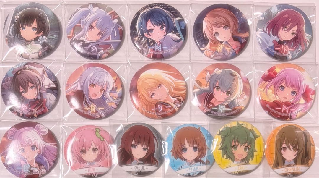 アサルトリリィ ラスバレ 缶バッジ125個まとめ 画像4枚有り バラ売り可能