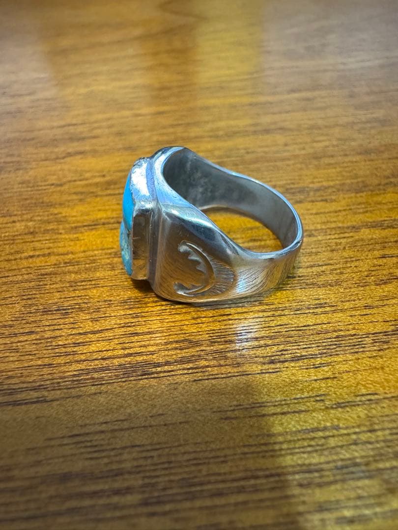 ナバホ族　ターコイズリング