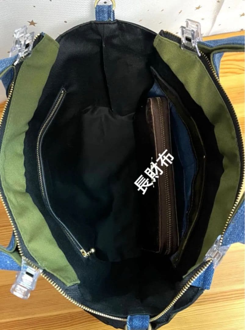 デニムリメイクバッグ（L）No.940☆ハンドバッグ　マザーズバッグ