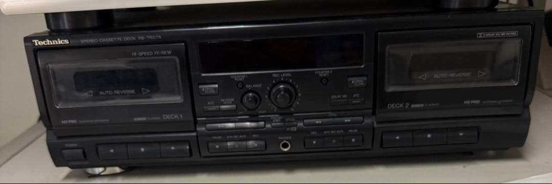 テクニクス（Technics）のステレオダブルカセットデッキRS-TR575