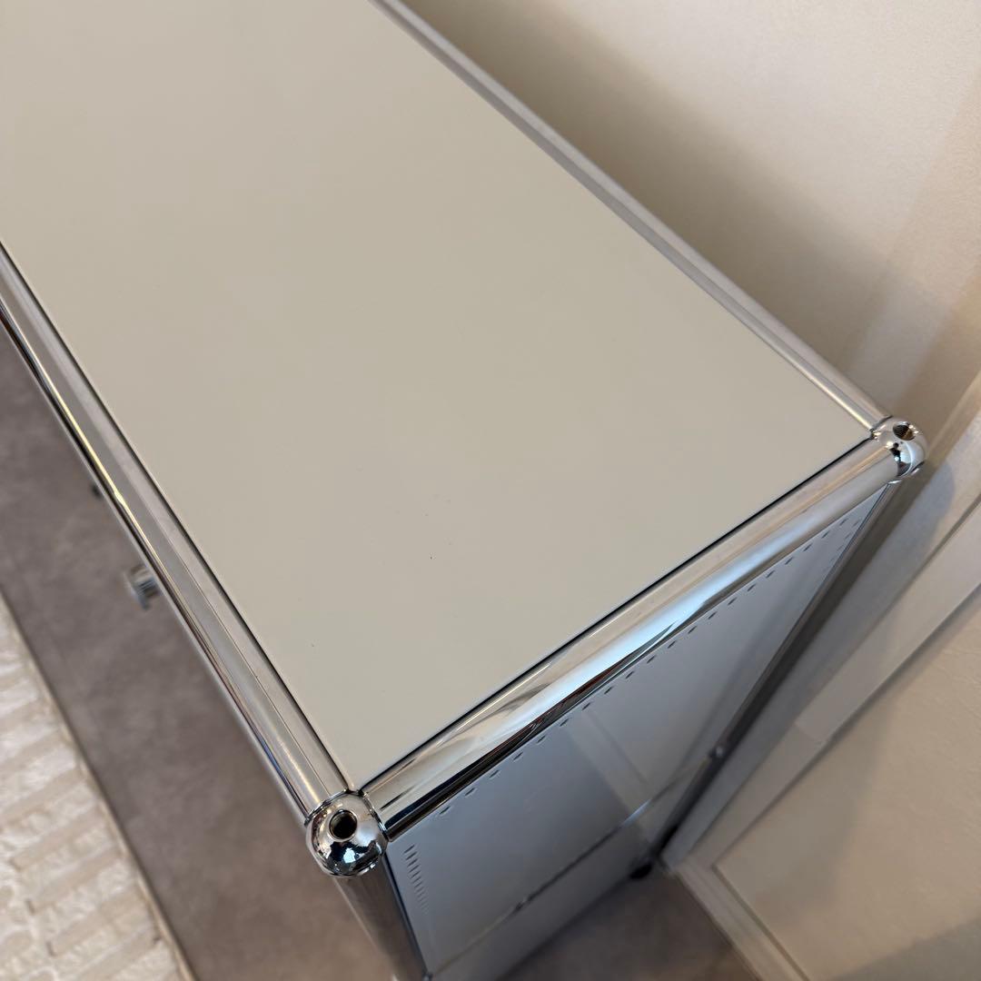 【美品】USMハラー 2列2段 ライトグレー マットシルバー 奥行き25