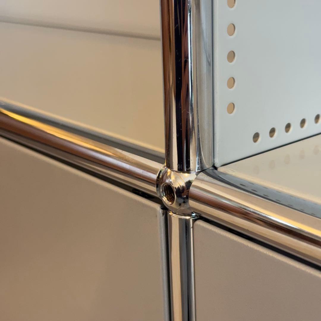 【美品】USMハラー 2列2段 ライトグレー マットシルバー 奥行き25