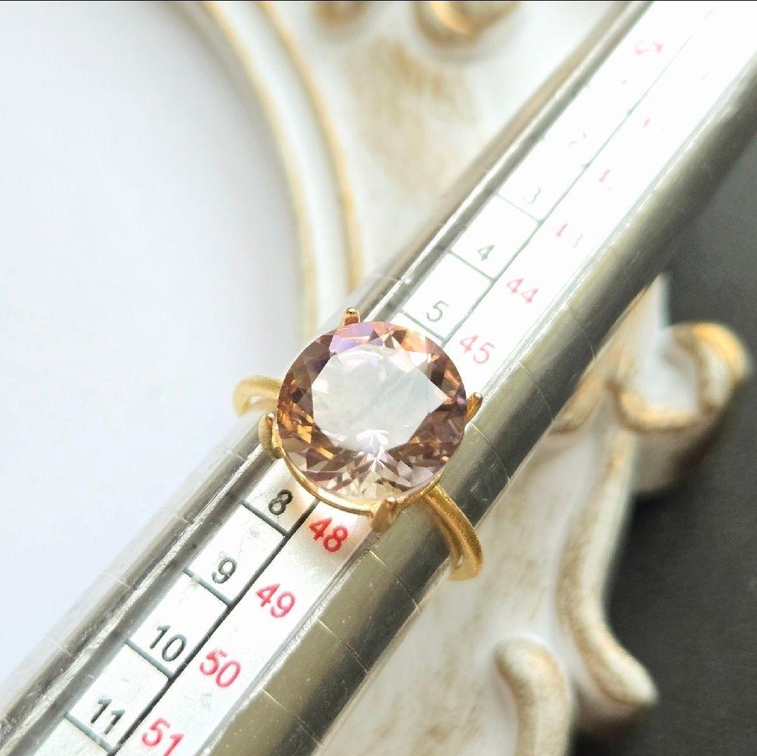 【一点物】アメトリン 18kgp リング 指輪 ✩.*˚天然石