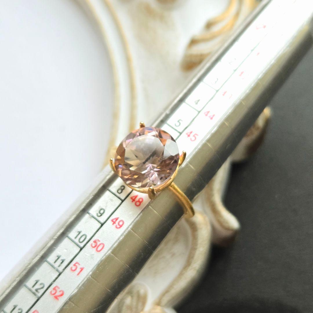 【一点物】アメトリン 18kgp リング 指輪 ✩.*˚天然石
