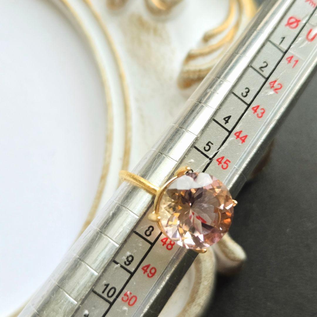 【一点物】アメトリン 18kgp リング 指輪 ✩.*˚天然石