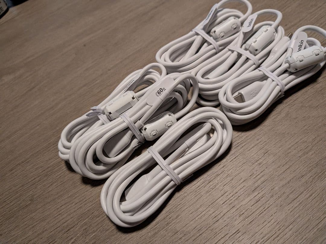 Belkin 1.5m CtoC 6点セット 箱無し 付属品