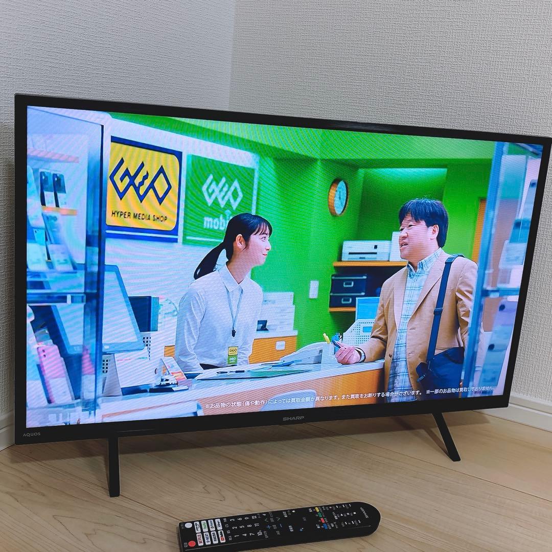★初期化済★2024年製 32インチ液晶シャープAndroidテレビ ネット動画