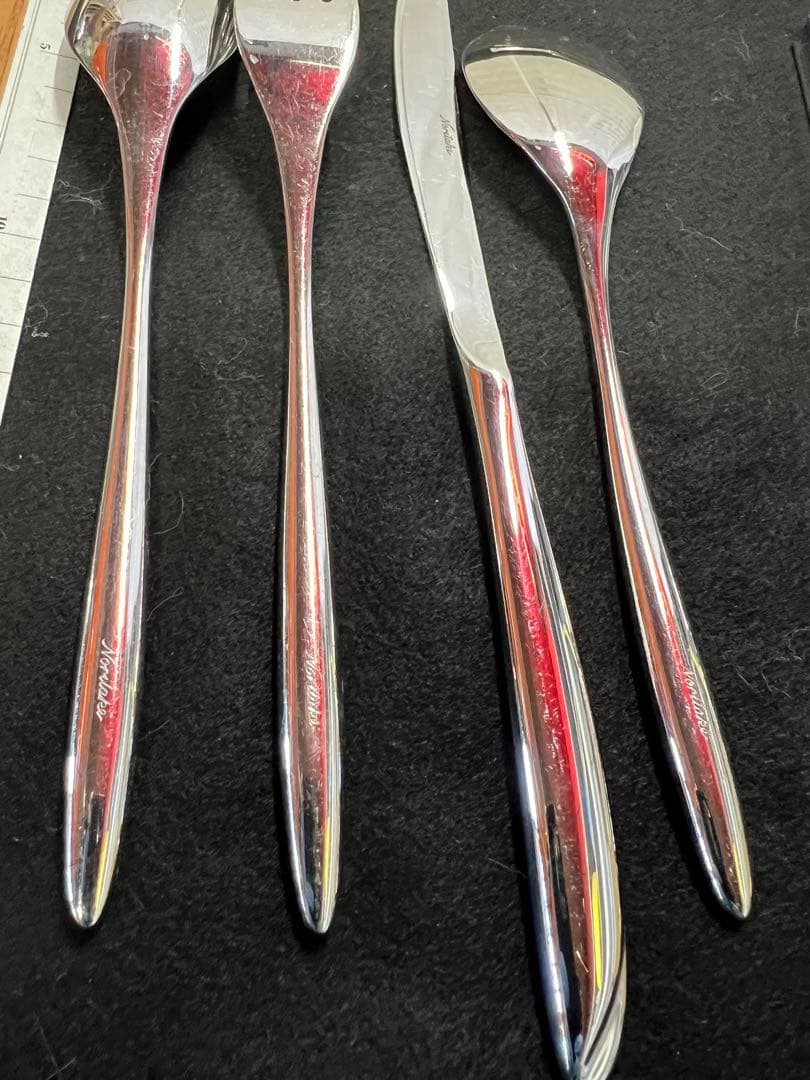 Noritake ノリタケ LuckyWoodステンレス カトラリーセット③