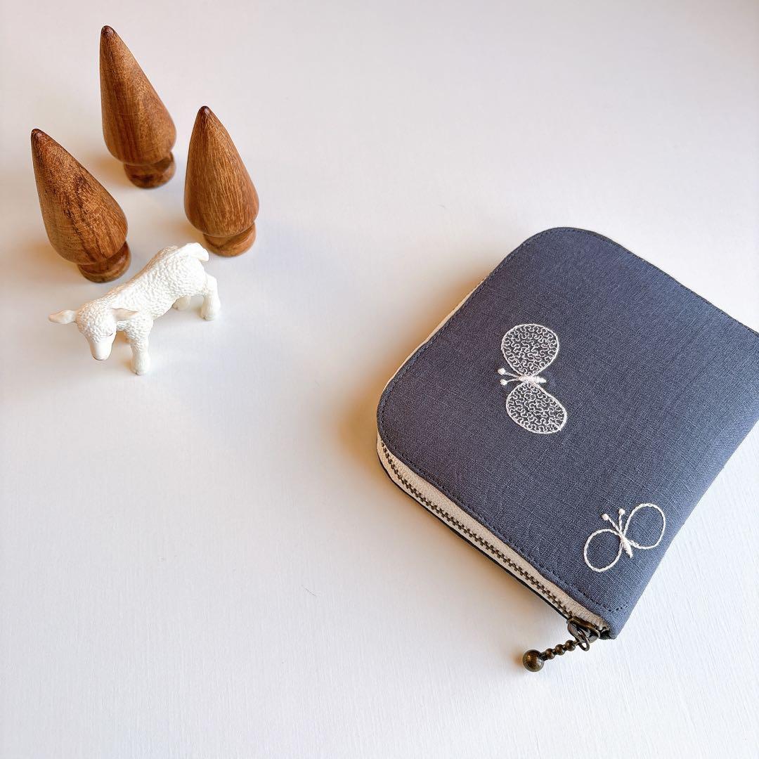 ミナペルホネン☆コンパクトウォレット☆手帳ケース☆ハンドメイド