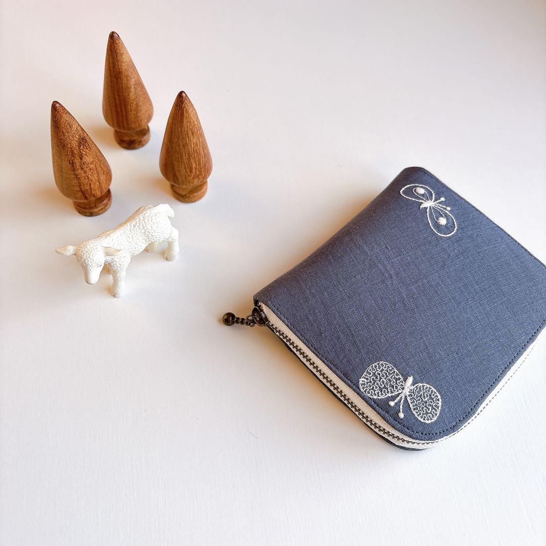 ミナペルホネン☆コンパクトウォレット☆手帳ケース☆ハンドメイド