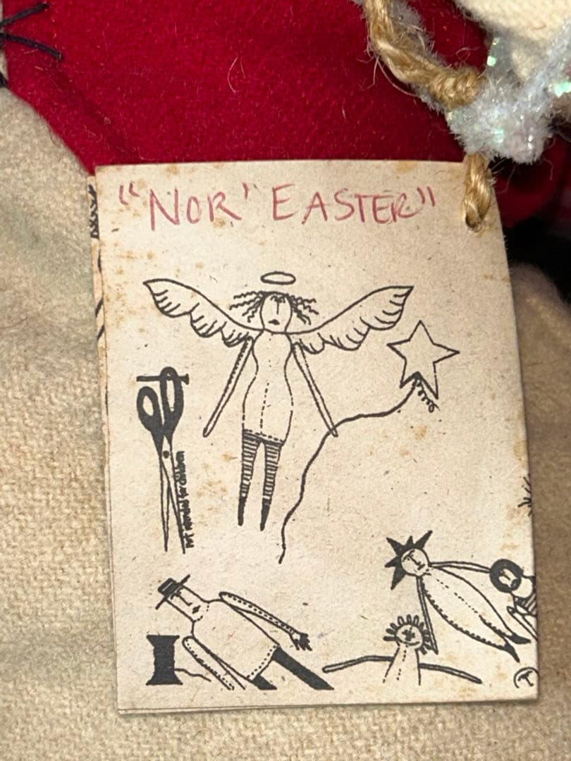 アメリカの作家Sew be it ソービーイットスノーマンカントリードール