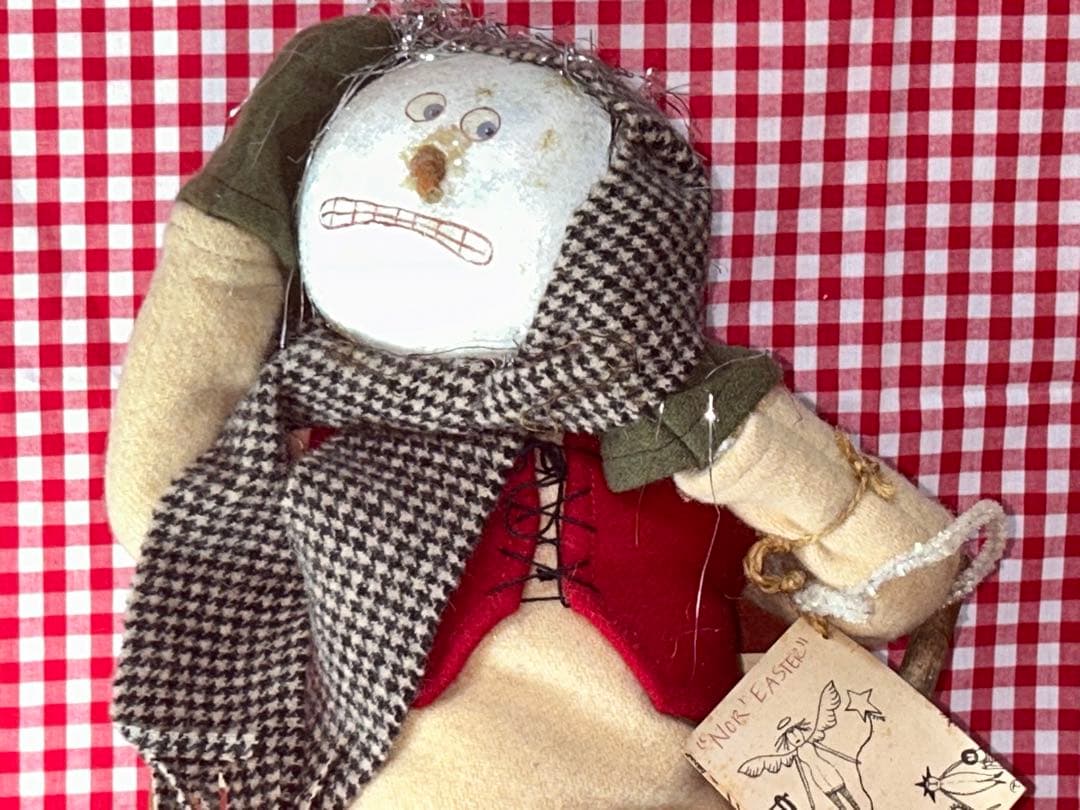 アメリカの作家Sew be it ソービーイットスノーマンカントリードール