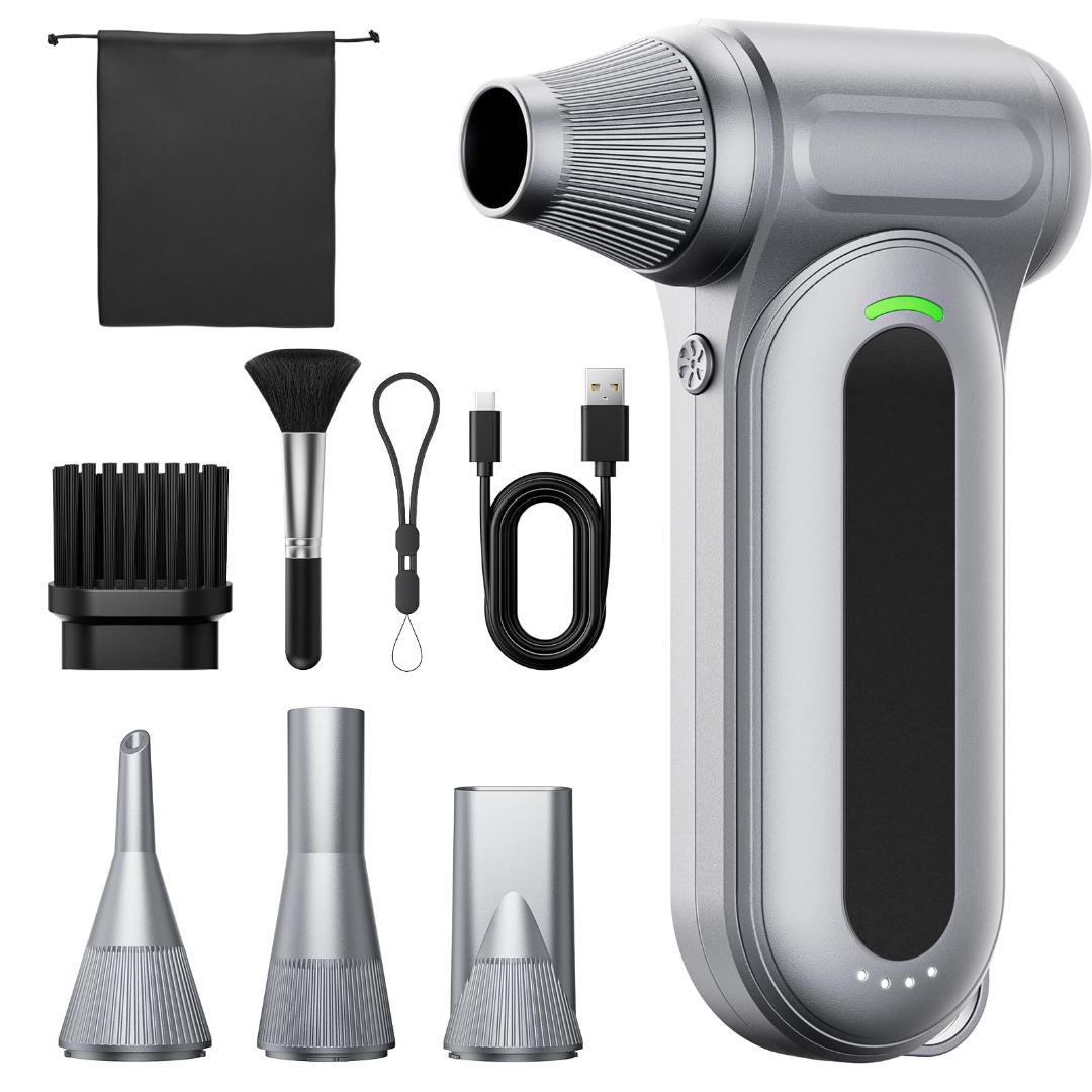 業界最強エアダスター 電動ブロワー 小型 ブロアー 300000RPM高速回転A