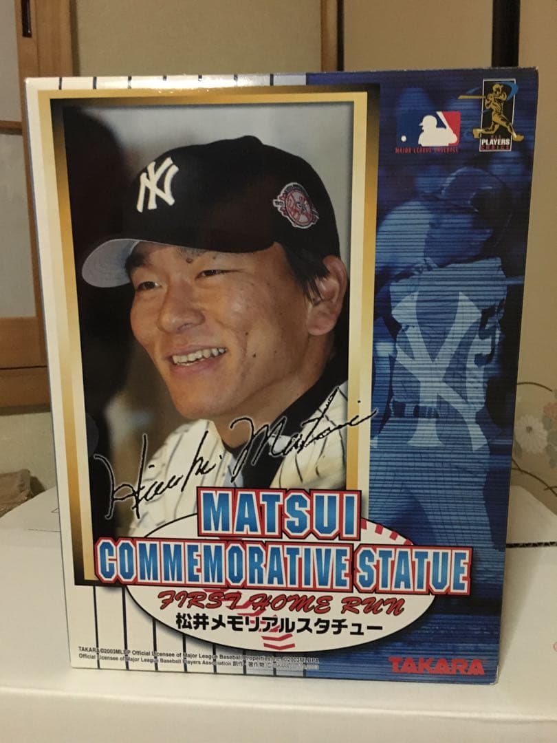 ヤンキース時代 松井秀喜 初ホームラン メモリアルスタチュー フィギュア 人形