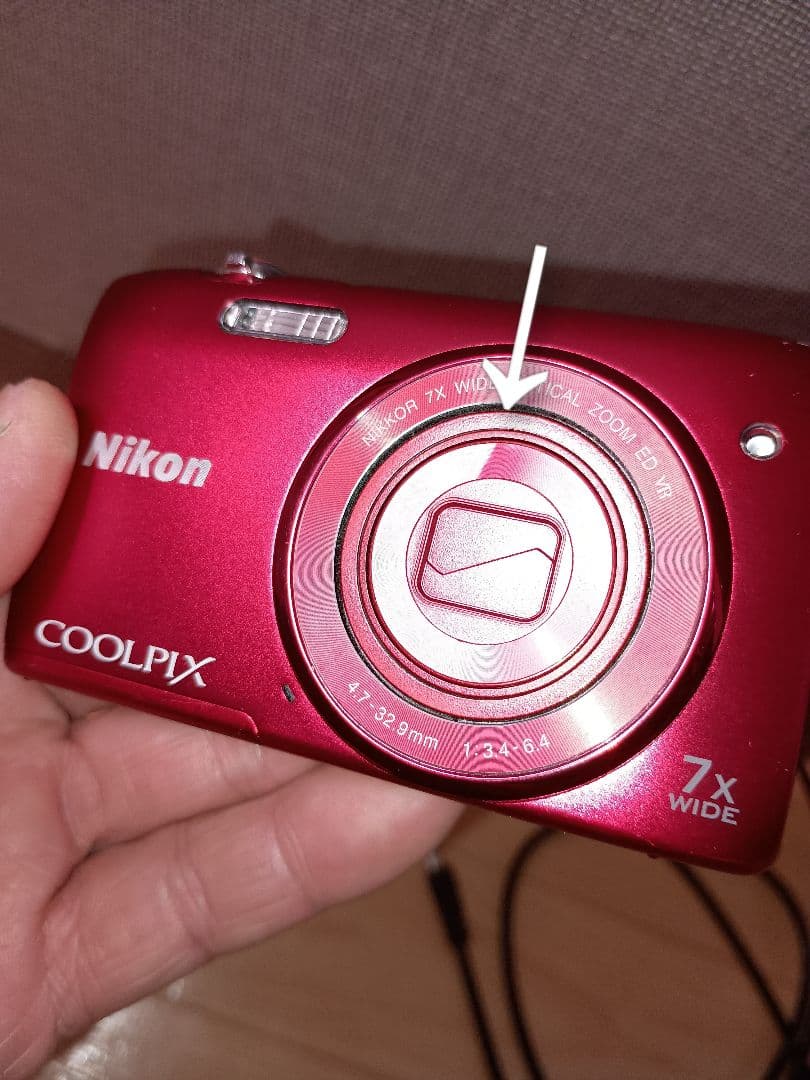 多少難ありNikon COOLPIX S3500 レッド