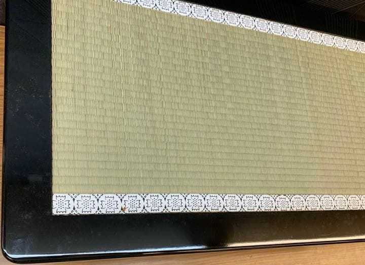 85 金箔山水　高床台　飾り台　台　五月人形