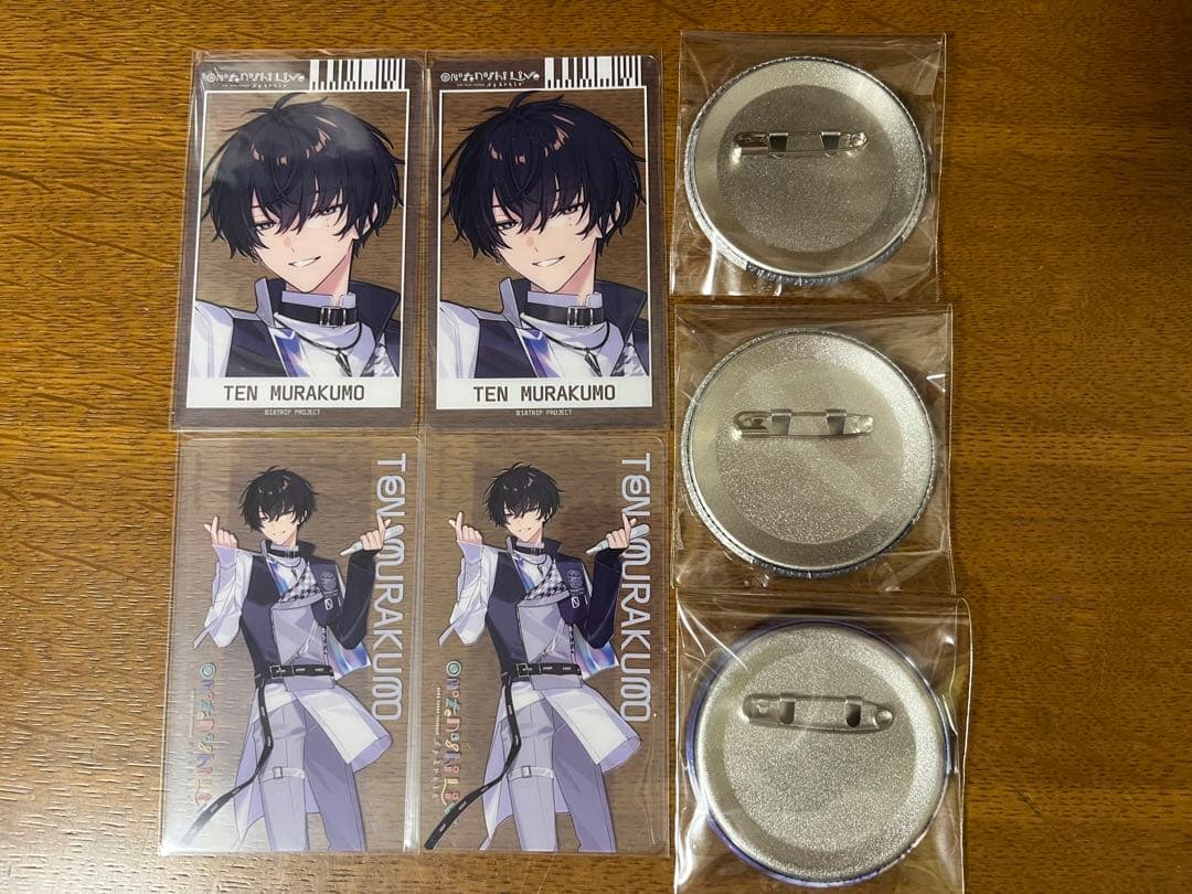 18trip エイトリ　叢雲添　クリアカード　缶バッジ おもライ　spoon