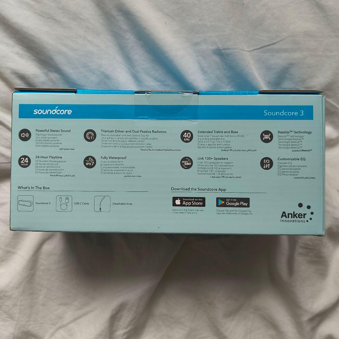 未使用品✨Anker Soundcore 3 上質サウンドを日常に