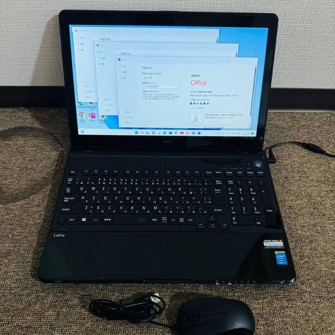 S323 NECノートパソコンi5メモリ8G高速SSDサクサクWindows11