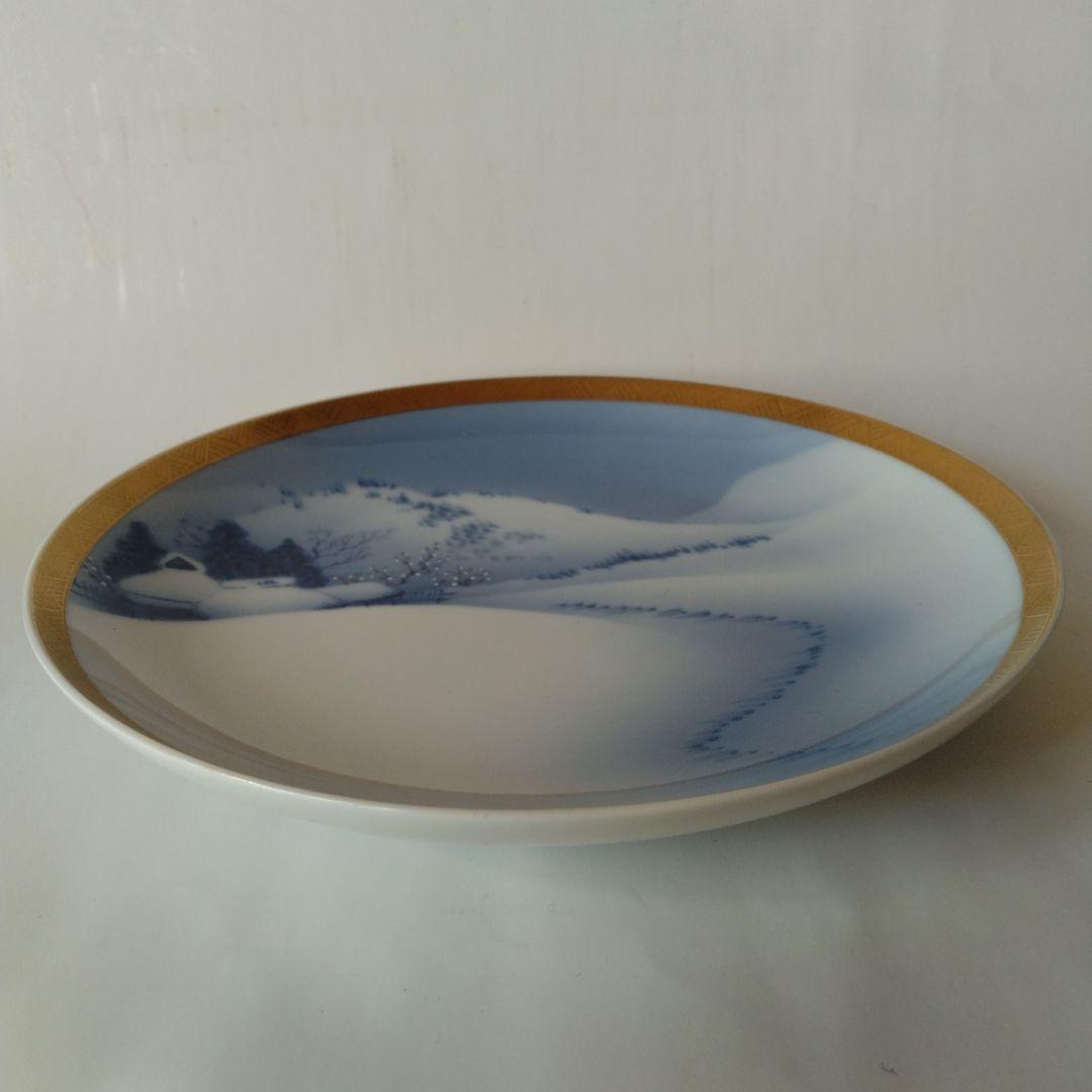 香蘭社　1995イヤープレート 雪景色