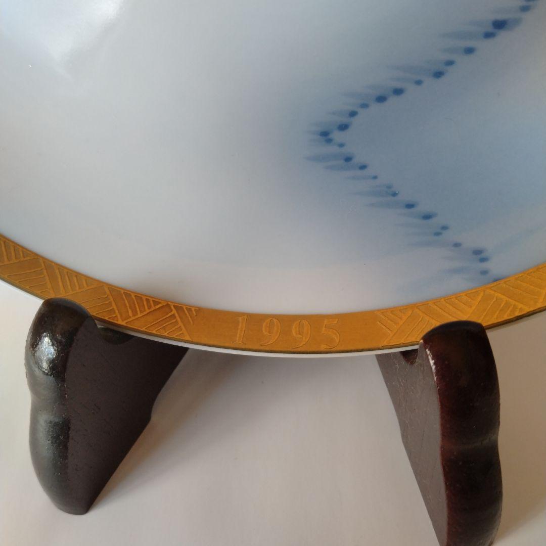 香蘭社　1995イヤープレート 雪景色