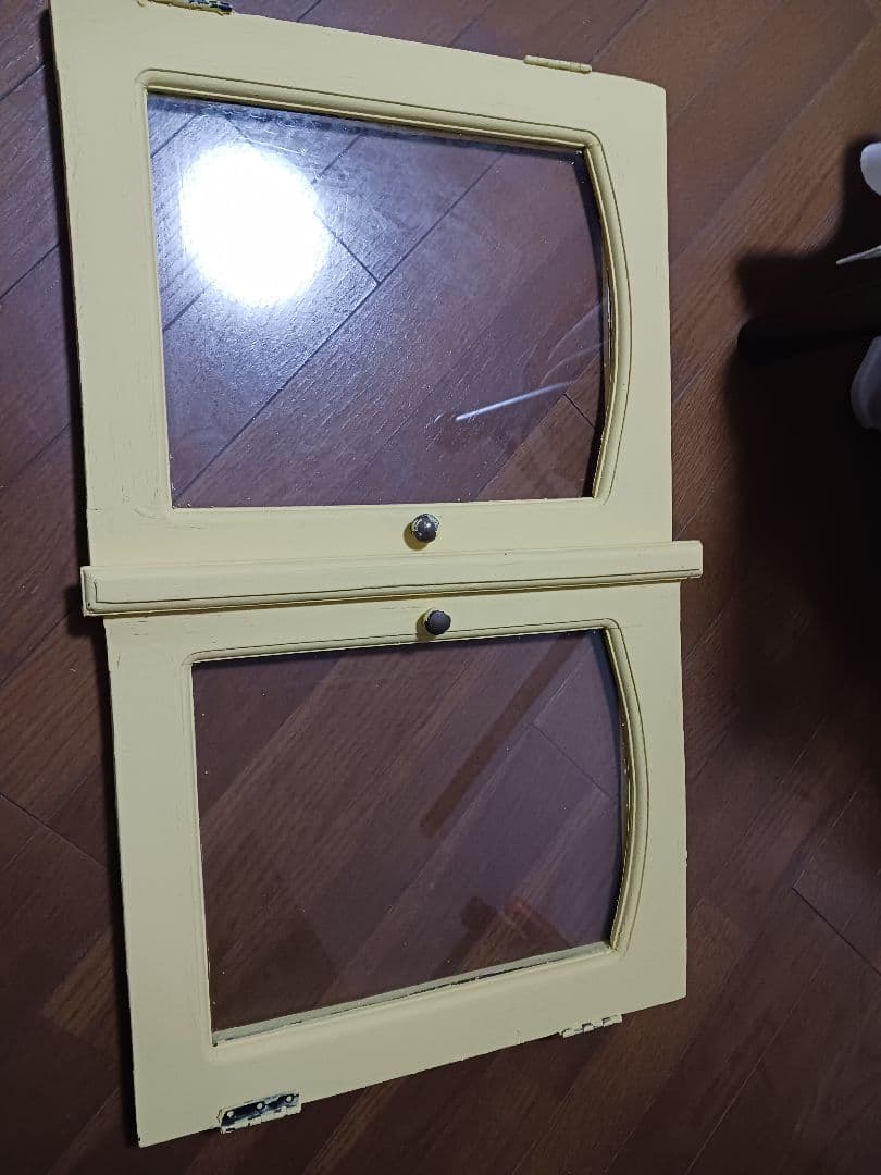 アンティーク調 食器棚 カップボード 収納棚 マホガニー 引き出し ２杯