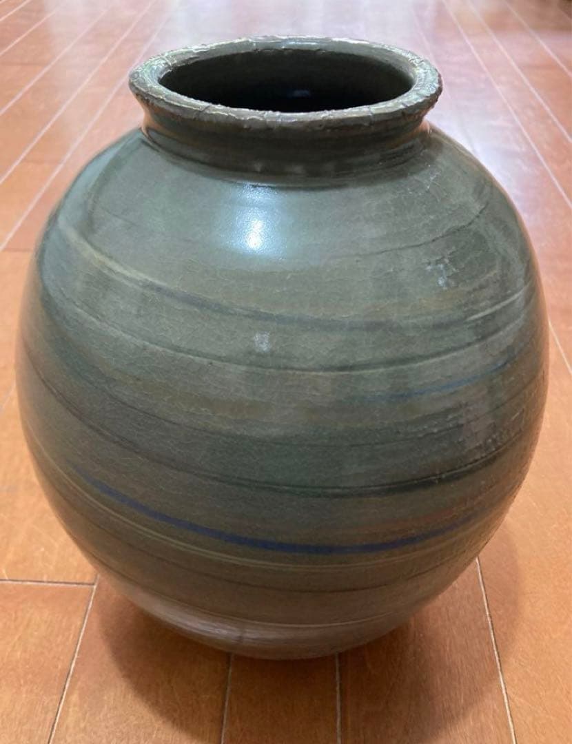 琉球焼　宮城陶房　宮城勝臣　壺　花器　みやぎかつとみ　やちむん