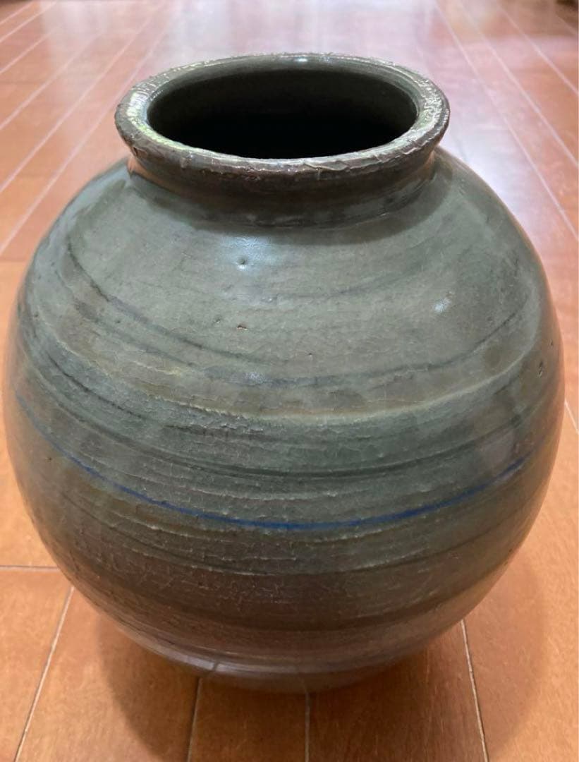 琉球焼　宮城陶房　宮城勝臣　壺　花器　みやぎかつとみ　やちむん