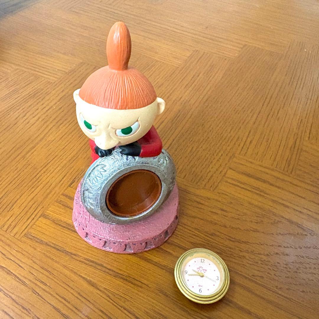 【希少】ムーミン リトルミイ ジオラマ置時計
