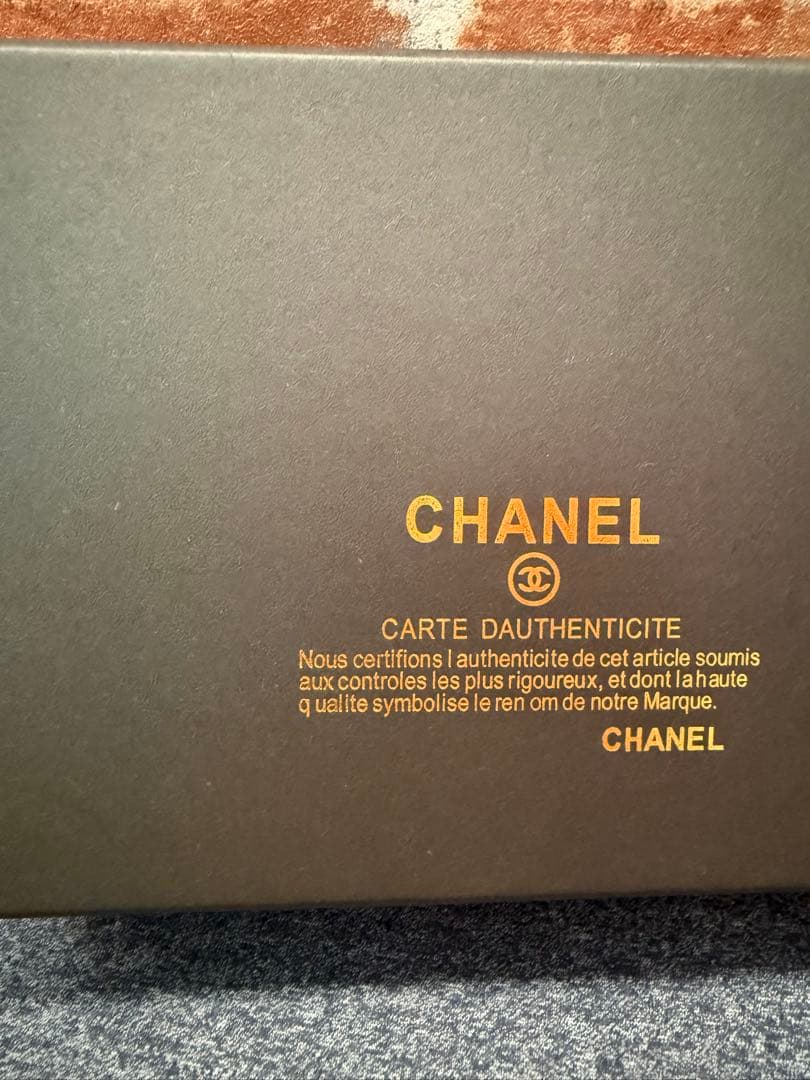 CHANELノベルティブラックレザー クラッチバッグ