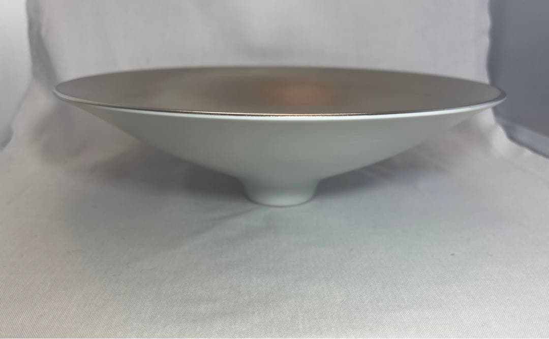 ★Sale★アリタポーセリンラボ：ジャパンスノー盛鉢22cmプラチナ