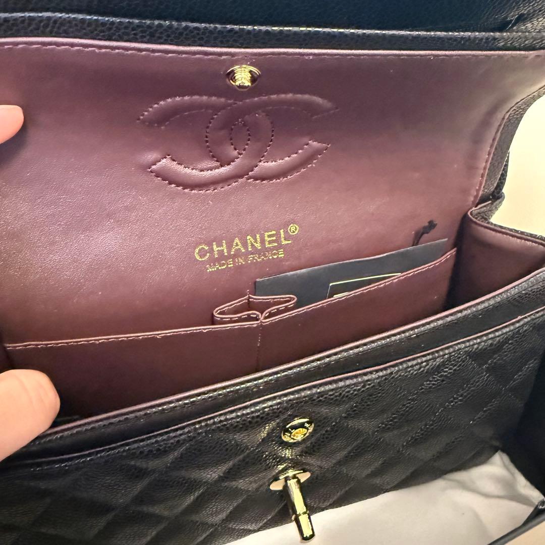 CHANEL マトラッセ 25 キャビアスキン　バッグ