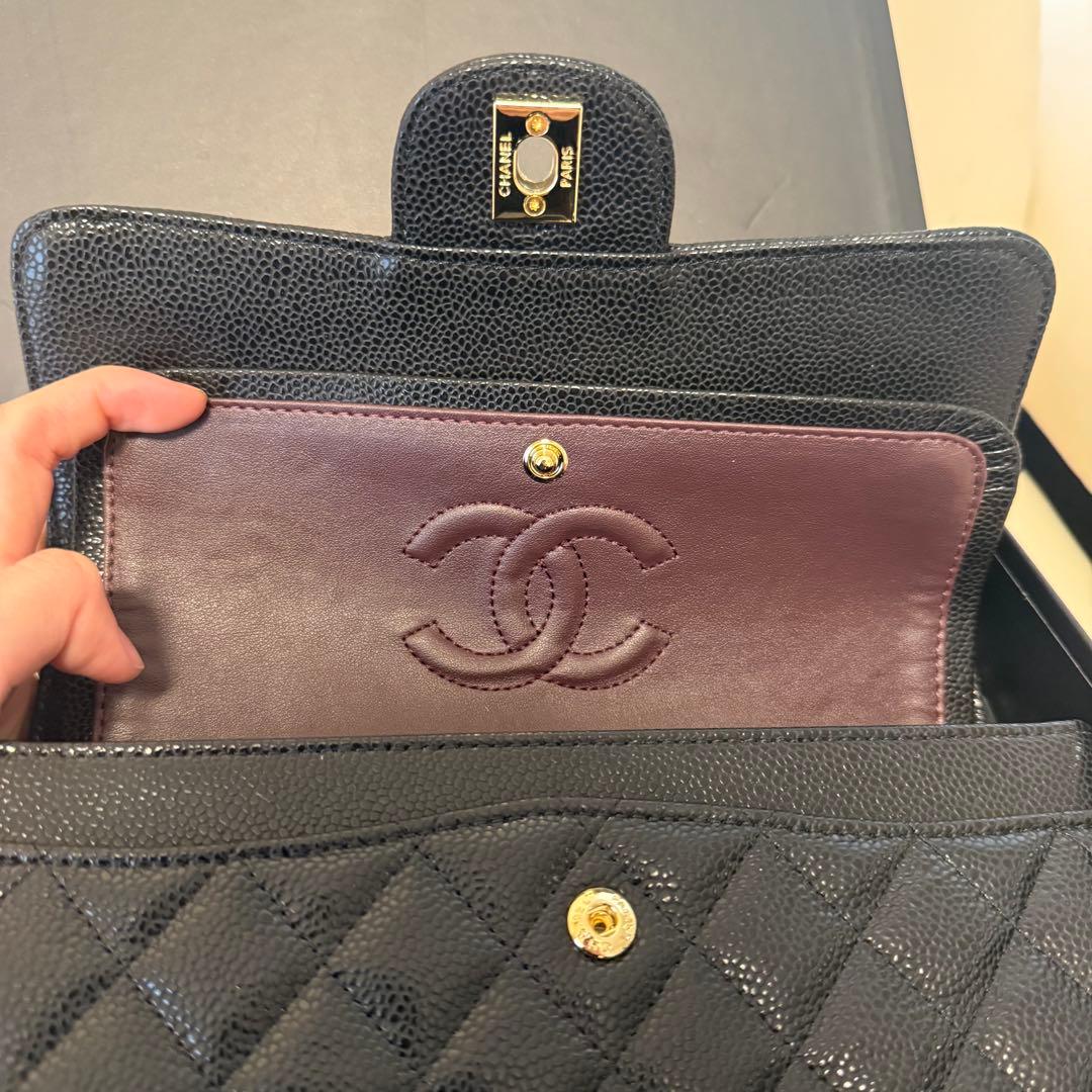 CHANEL マトラッセ 25 キャビアスキン　バッグ