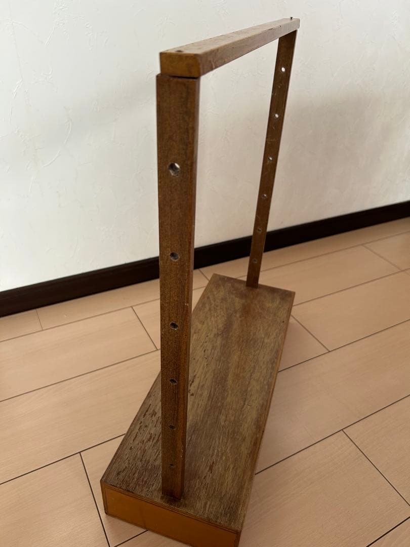 おぱぴん 【木製糸巻きラック】レース30個付き♪ウッドシェルフ