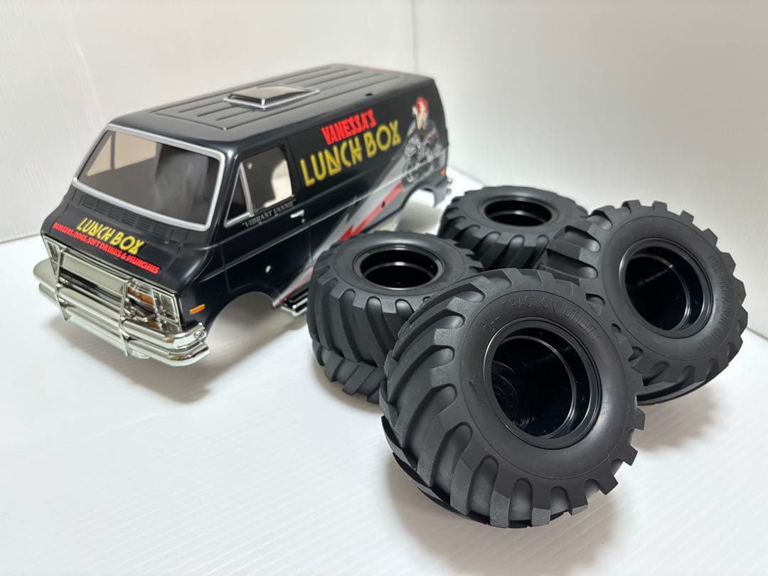 タミヤ ランチボックス BKエディションボディー＆タイヤホイール