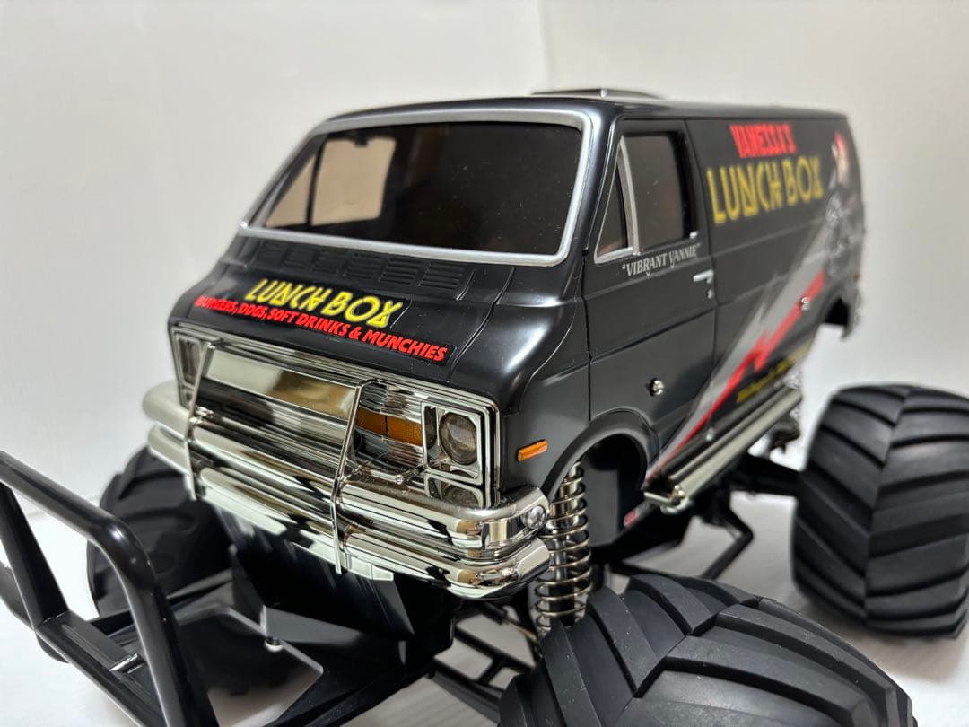 タミヤ ランチボックス BKエディションボディー＆タイヤホイール