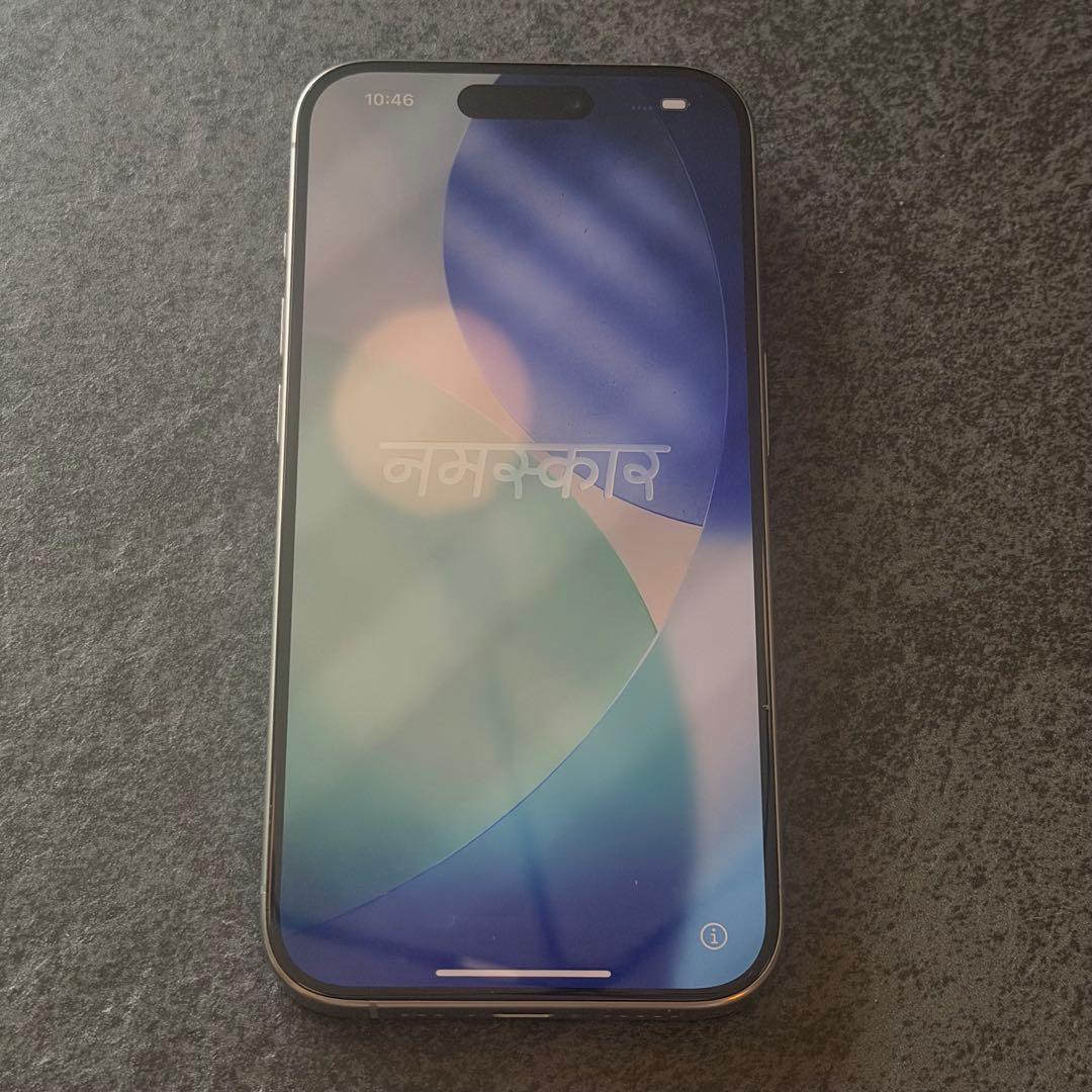 iPhone 15Pro 128GBナチュラルチタニウム｜画面割れなし・動作良好