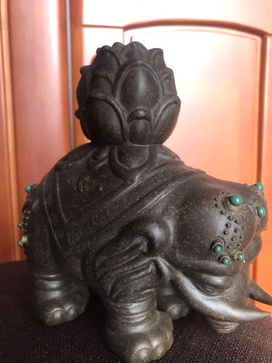 置物(幸福象さん婦夫)