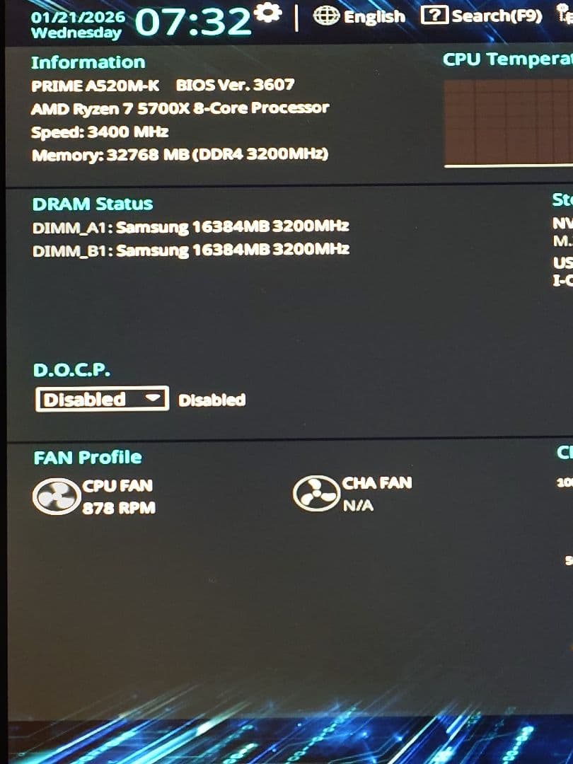 Samsung DDR4 3200 16GB ×2 計 32GB 動作確認済02