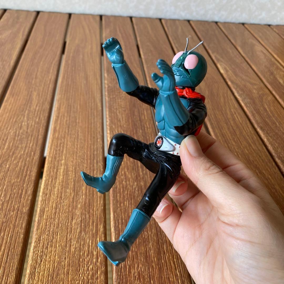 TS70 仮面ライダー 旧1号 旧サイクロン号 フィギュア 1999年製 当時物