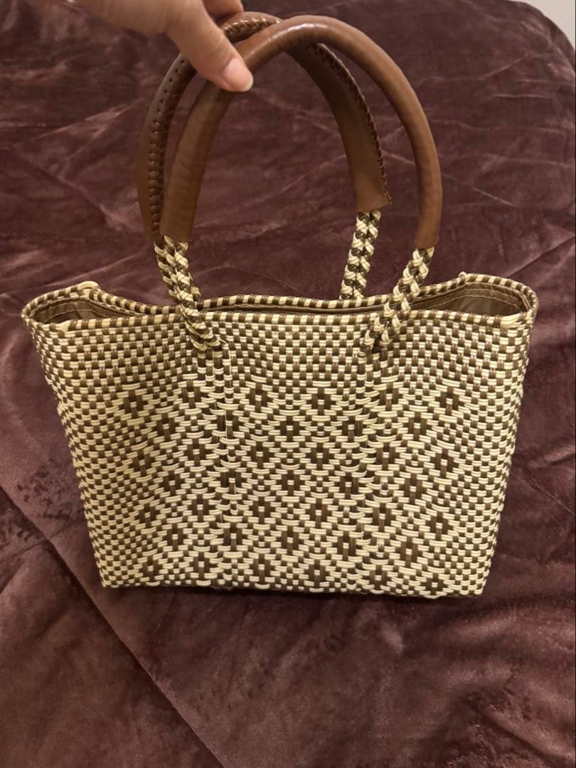 【woven かごバッグ】 レディース　メルカドバッグ