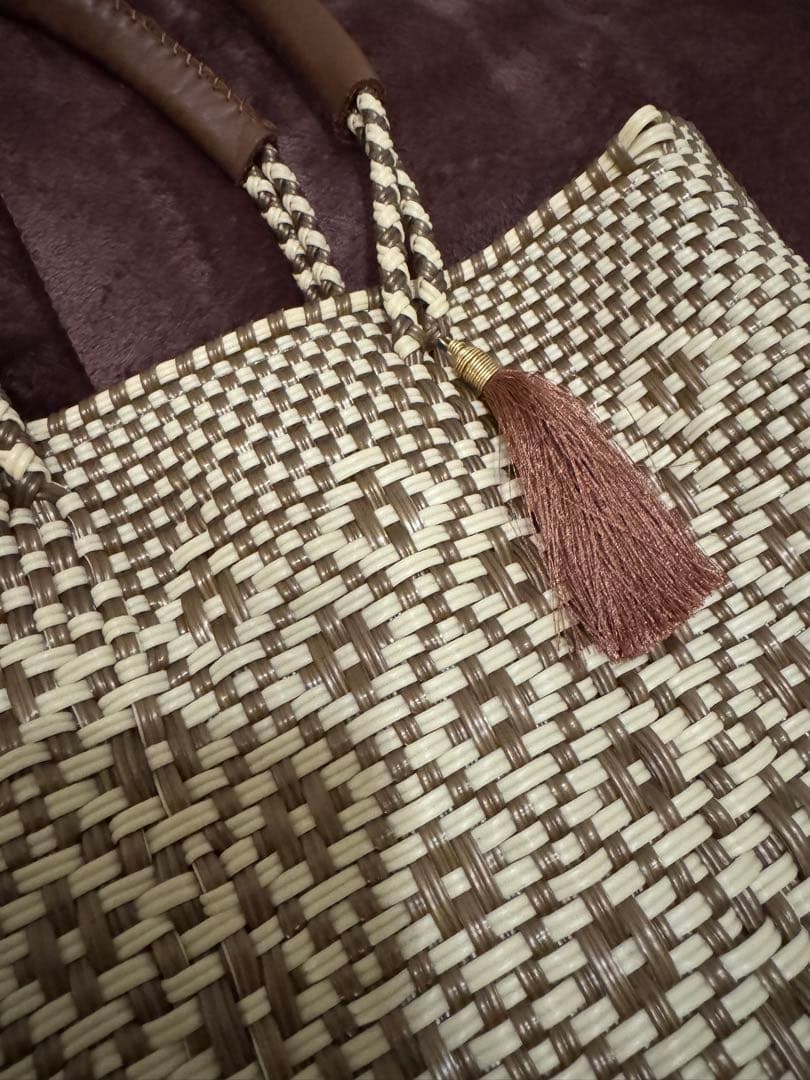 【woven かごバッグ】 レディース　メルカドバッグ