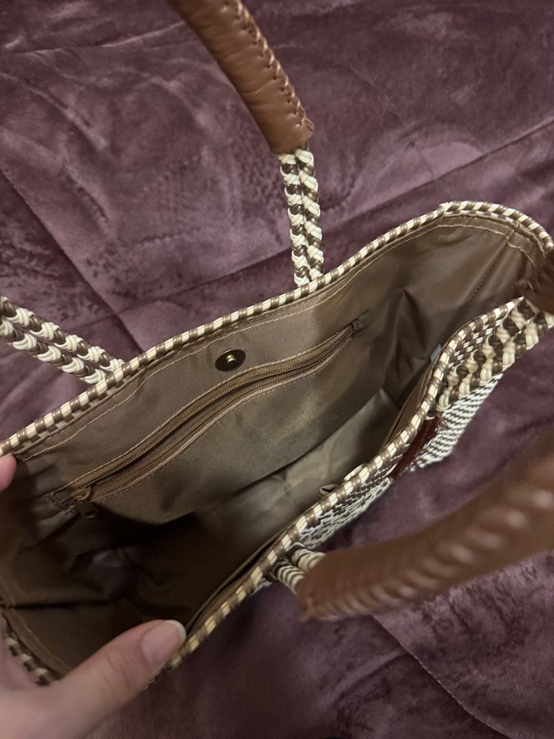 【woven かごバッグ】 レディース　メルカドバッグ