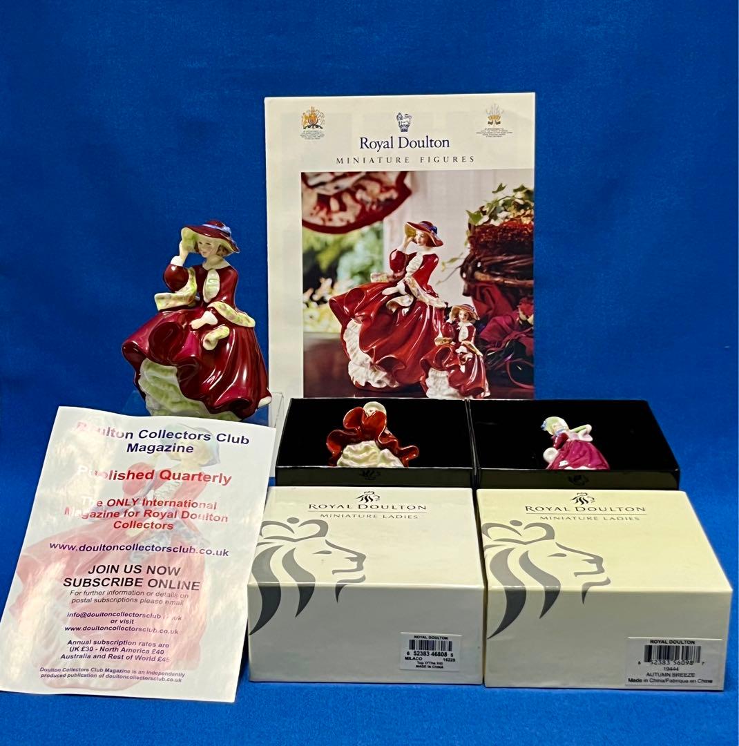 レア☆ ミニチュアLadies3点☆リーフレット2点箱付