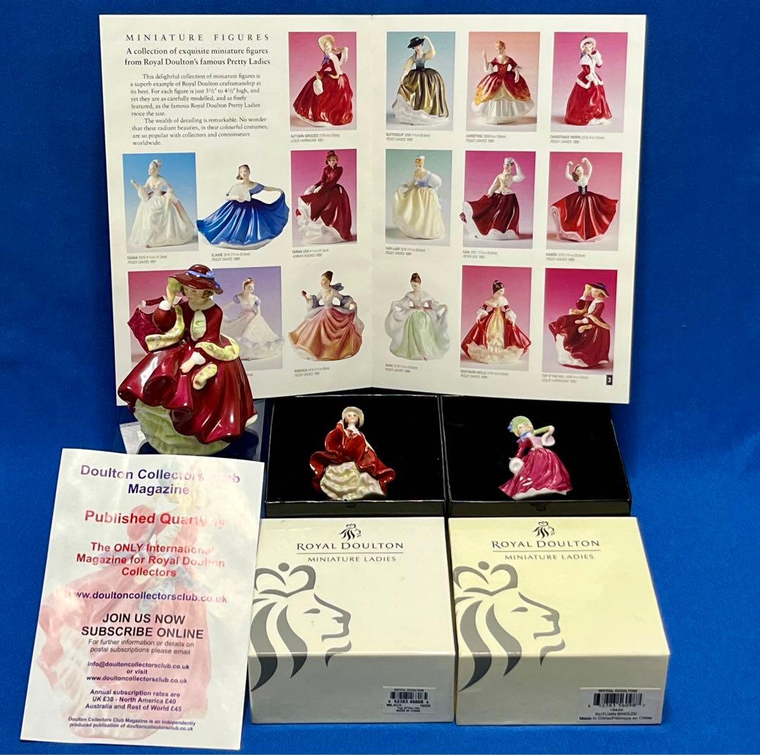 レア☆ ミニチュアLadies3点☆リーフレット2点箱付