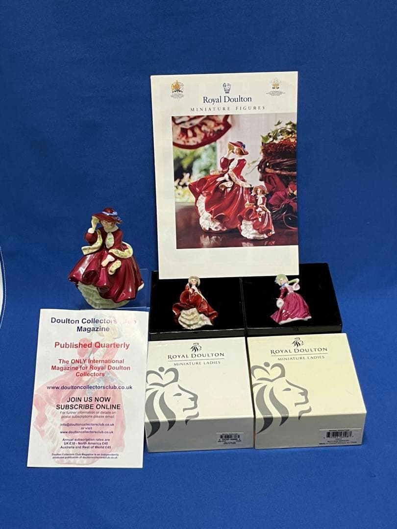 レア☆ ミニチュアLadies3点☆リーフレット2点箱付