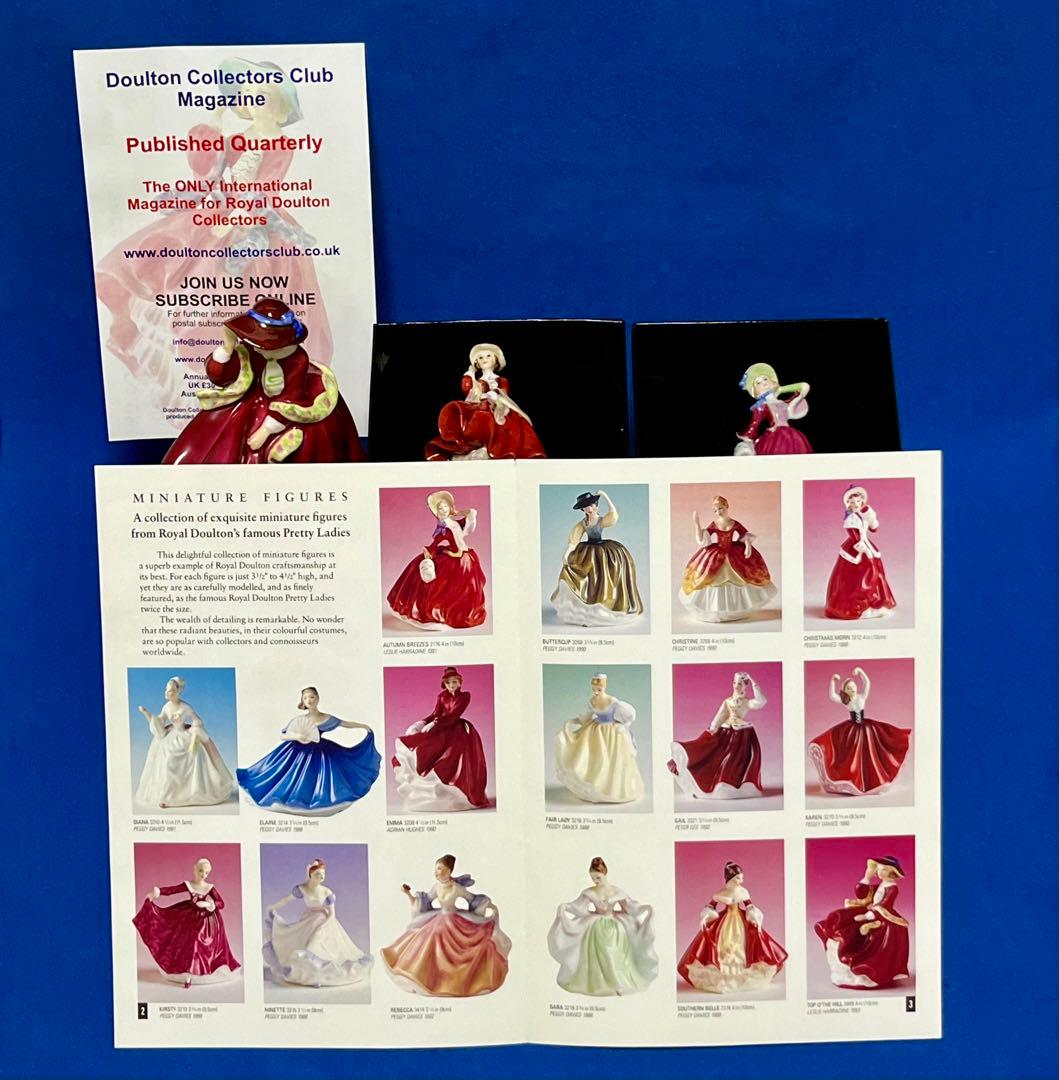 レア☆ ミニチュアLadies3点☆リーフレット2点箱付