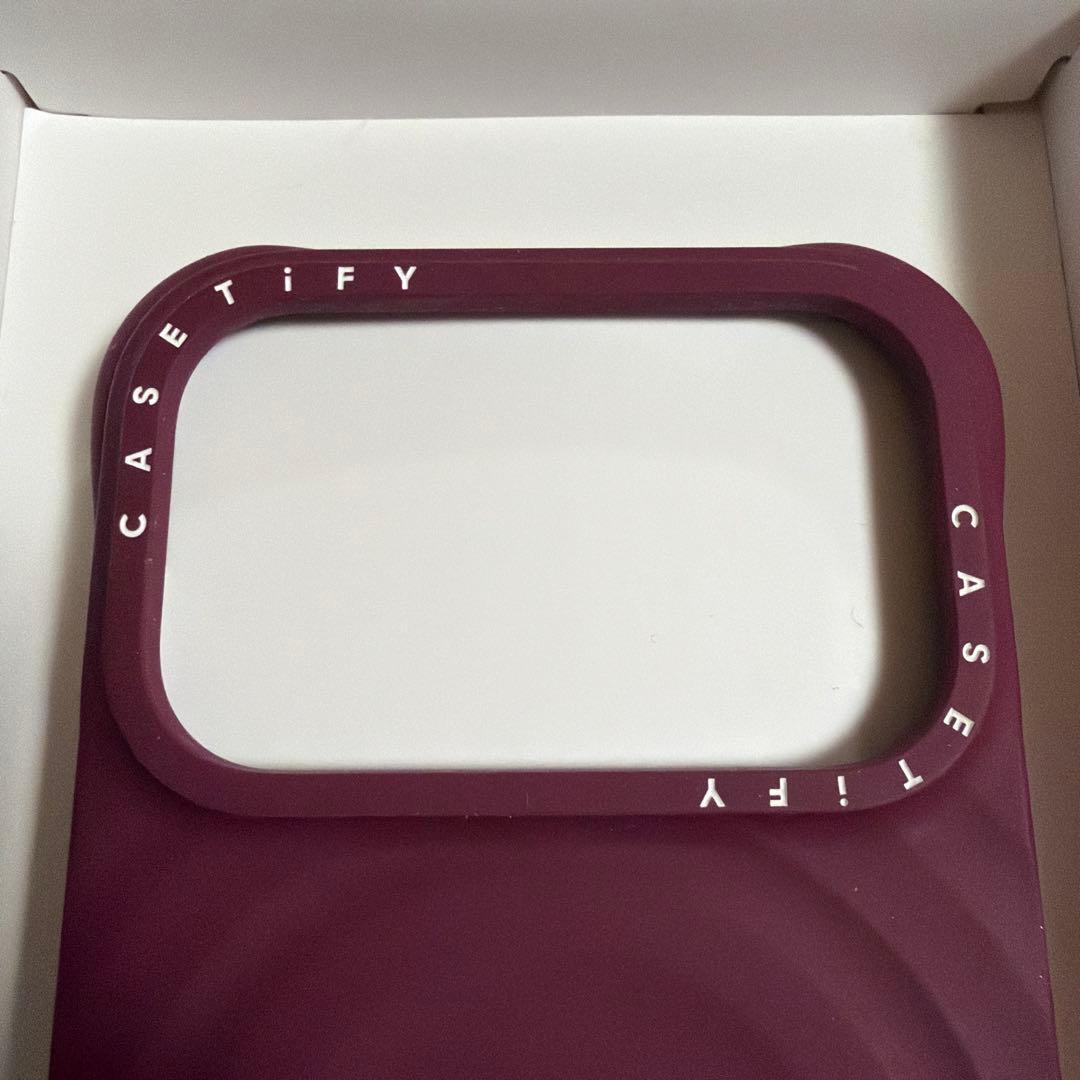 CASETiFY バーガンディ マグセーフケース